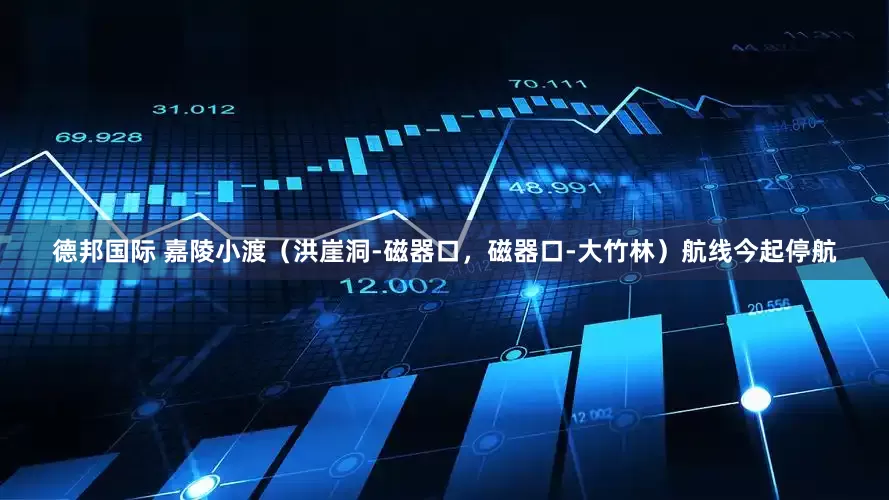 德邦国际 嘉陵小渡（洪崖洞-磁器口，磁器口-大竹林）航线今起停航