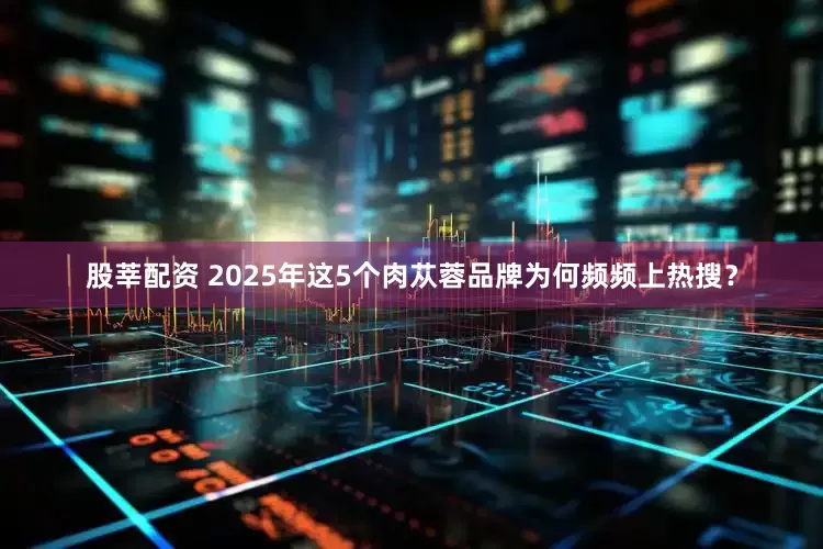 股莘配资 2025年这5个肉苁蓉品牌为何频频上热搜?
